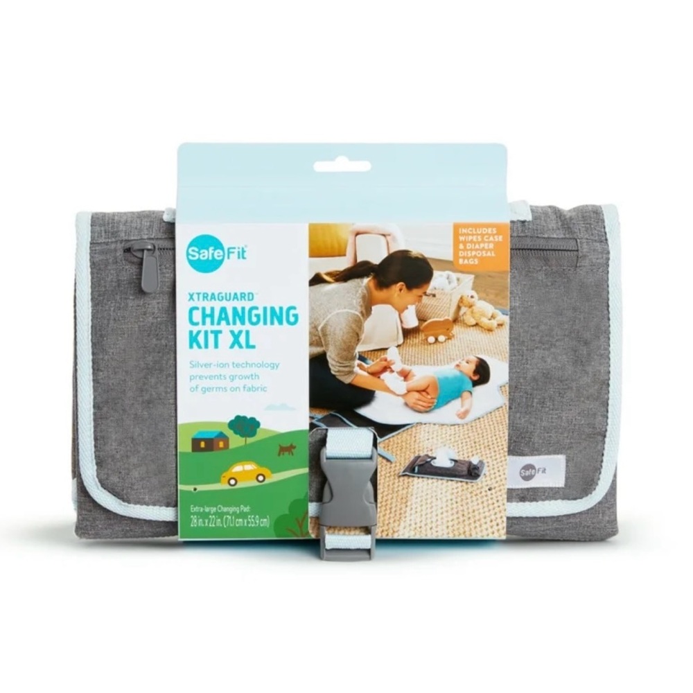 SafeFit XtraGuard XL Changing Kit Portable Diaper Changing Station Baby NWT